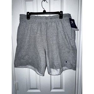 Champion Shorts New Extra Large Grey Soft Cotton Sweat Pants Athletic Casual XL